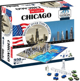 DIY 4D Chicago Skyline Puzzle