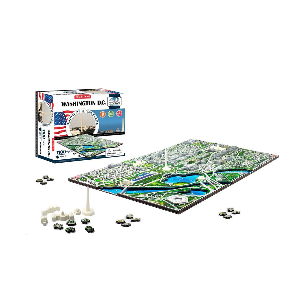 4D Cityscape Washington DC Skyline Puzzle