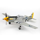 Dynam P-51 Mustang V2 Silver 1200mm Wingspan - PNP