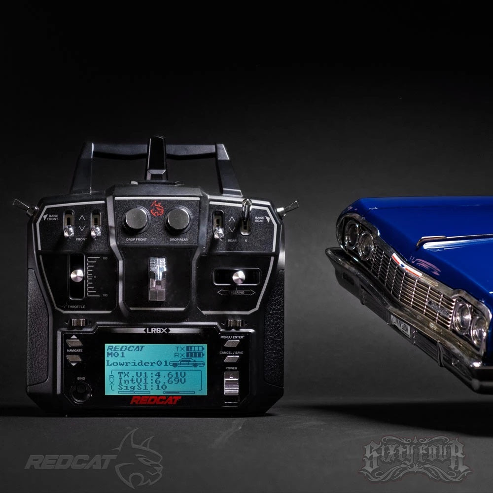 Redcat SixtyFour Blue Classic - Fully Functional 1/10 Scale Ready to Run Hopping Lowrider