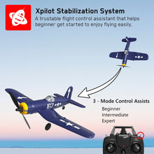 Load image into Gallery viewer, VOLANTEXRC F4U Corsair 400mm Wingspan 4CH Airplane With Xpilot Stabilizer RTF