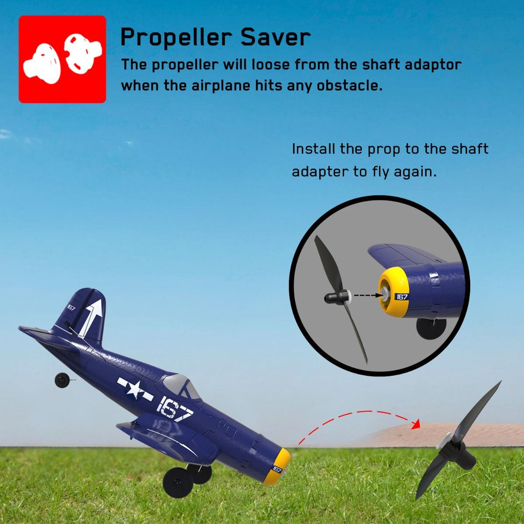 VOLANTEXRC F4U Corsair 400mm Wingspan 4CH Airplane With Xpilot Stabilizer RTF