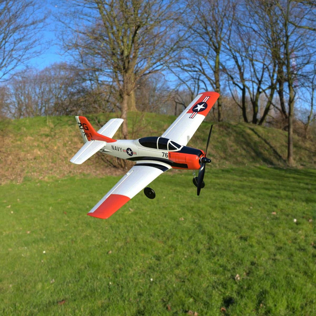 VOLANTEXRC T-28 Trojan 400mm Wingspan 4CH Airplane With Xpilot Stabilizer RTF