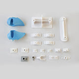 Dynam Cessna 188 Plastic parts(blue)