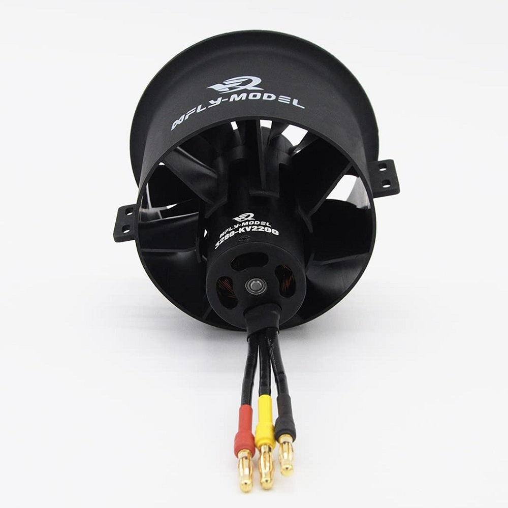 XFly Galaxy 80mm 12-Bladed 6S EDF System with 3280-kv2200 Inrunner Brushless Motor