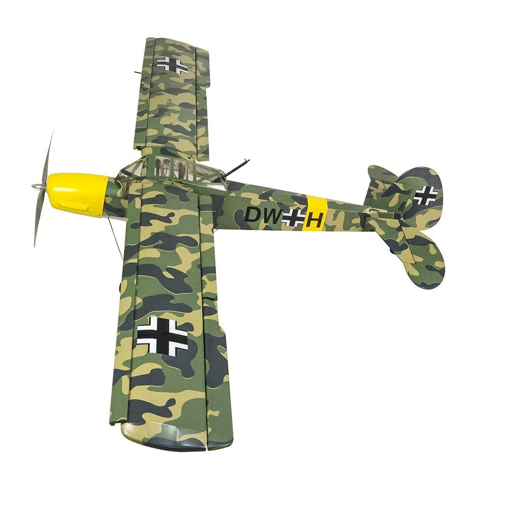 Dancing Wings Fi156 Storch Camouflage 1600mm Wingspan Balsa - ARF PNP