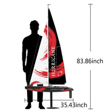 Load image into Gallery viewer, VOLANTEXRC Hurricane 2 Channel Sailboat With 1 Meter Hull Length And ABS Plastic Waterproof Hull RTR