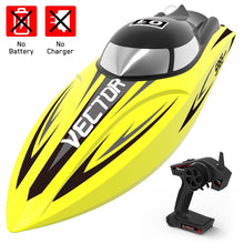 Load image into Gallery viewer, VOLANTEXRC Vector SR65 35mph RC Racing Boat With Auto Roll Back RTR Yellow